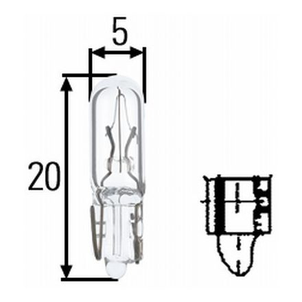 Suzuki Alto Palubovka kilométerHodinky Osvetlenie izzó 1,2W 09471-12055