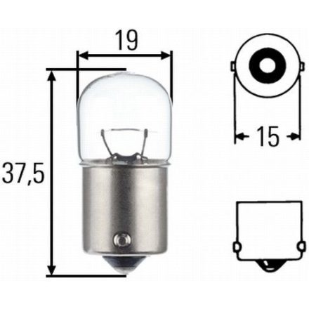 Maruti rendszám Osvetlenie izzó 10W 09471-12062