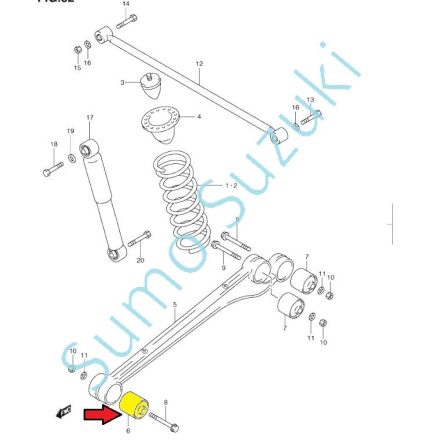 Suzuki Samurai szilent Predný és Zadný lengőkarba Pružina pre tlmičshoz (egyedülálló) 46213-65D01  46213-76J00