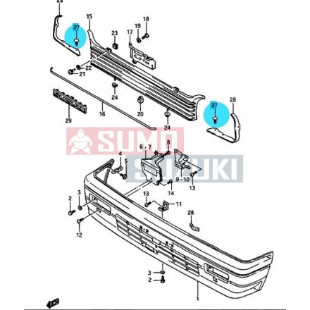 Maruti Svetlomety Plast keret patent 09409-10304