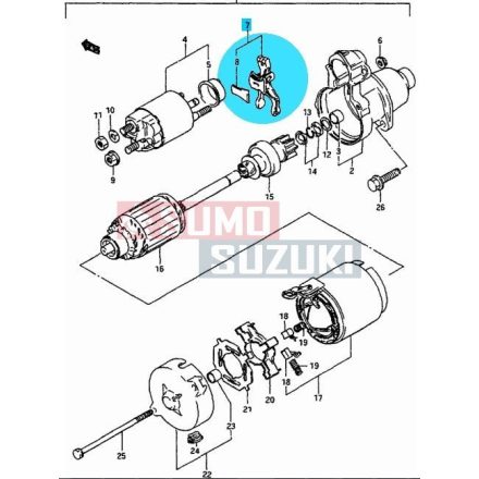 Maruti öninditó kapcsolóvilla - gyári eredeti Maruti/Suzuk i31191-81010