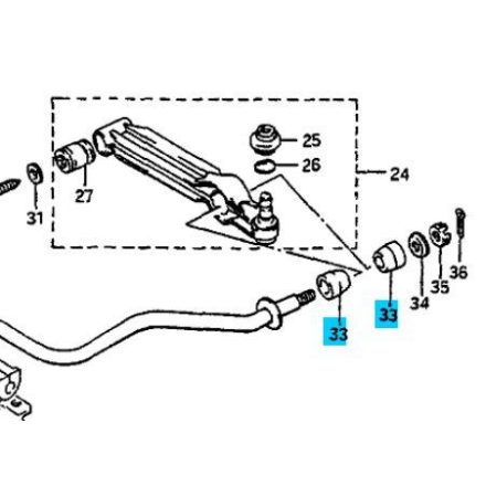 Maruti Štabilizátor Pneumatika szilent lengőkarba 42451-78040-SS