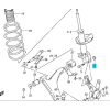 Suzuki Swift 1990-2003 Predný Tlmič Dolný anya 08316-10123-SSE