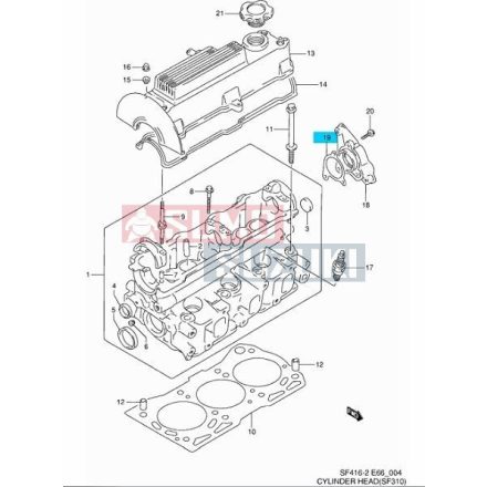 Suzuki Swift Wagon R 1,0 Zapaľovanie elosztó ház tömítés - eredeti Suzuki 11169-60B00