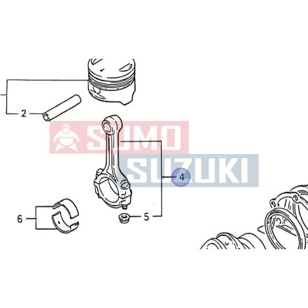 Suzuki Swift régi, Samurai SJ413 hajtókar 12160-86002