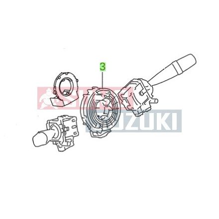 Suzuki Celerie Cievka pre vedenie airbagu 37480-84M10