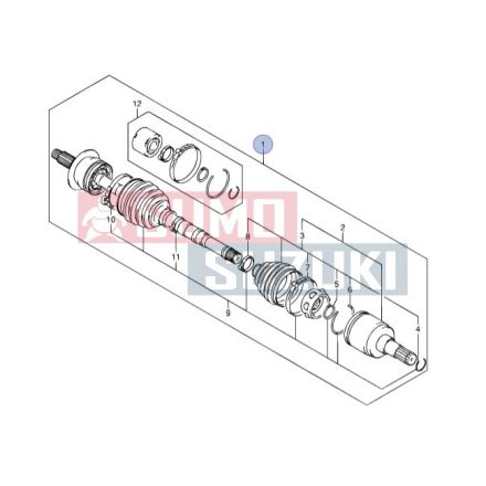 Suzuki SX4 Poloos pravá 44101-79J01