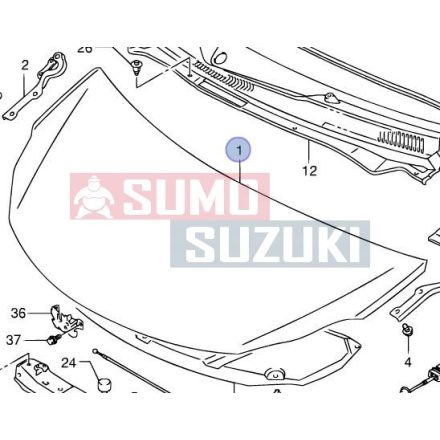 Suzuki Alto 2009-> Kapota