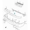 Suzuki Swift 1997-2003 Predný-fPredný Nárazník (čierny) 71711-80EA0-5PK