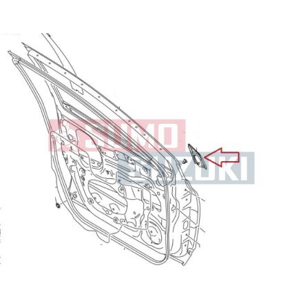 Suzuki S-Cross kryt trojuholníka na ľavé predné dvere 83960-61M00